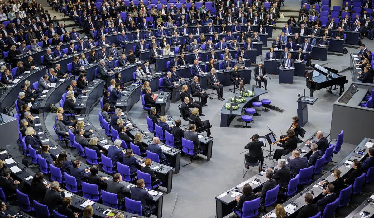 Blick ins Plenum während der Gedenkstunde