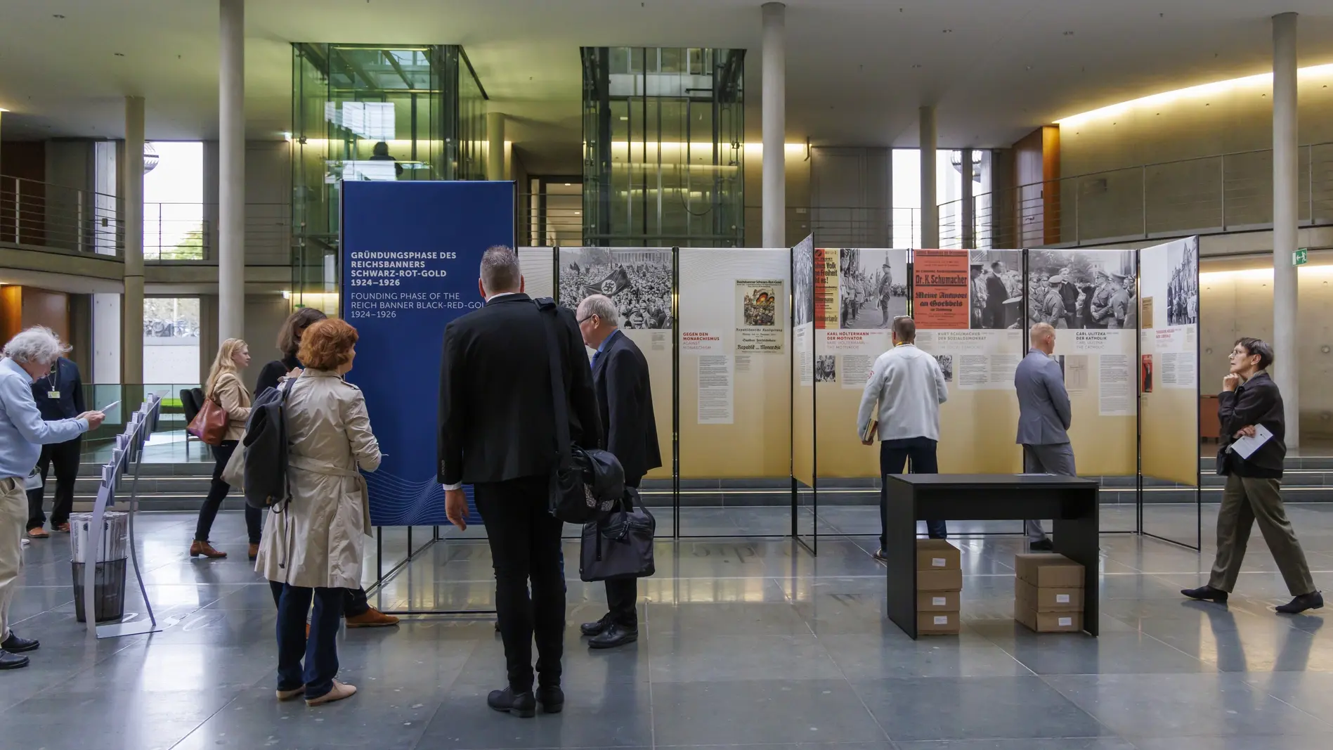 Ausstellungseröffnung "Wehrhafte Demokratie - Das Reichsbanner Schwarz-Rot-Gold"