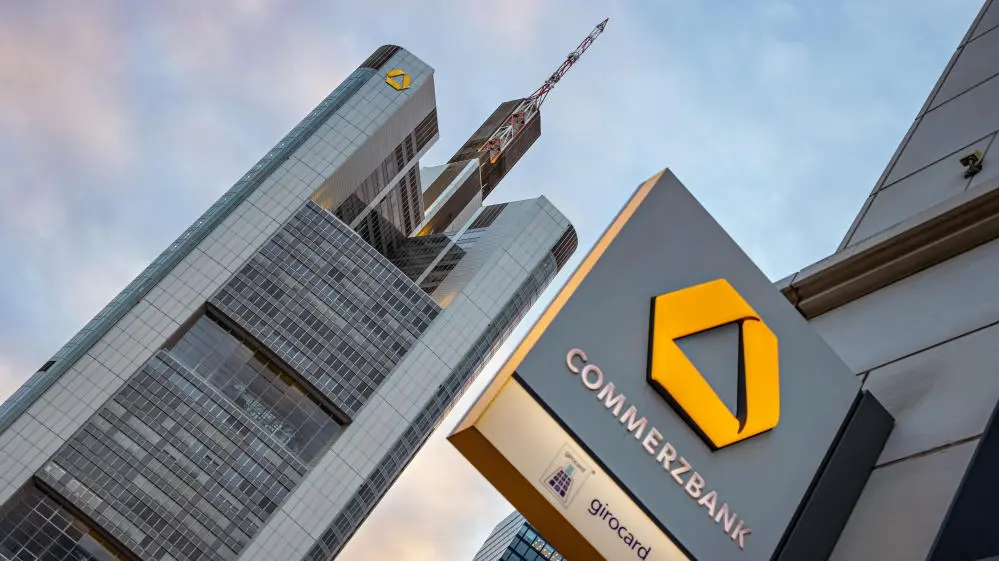 Die Commerzbank-Zentrale in Frankfurt - der höchste Banken-Wolkenkratzer 