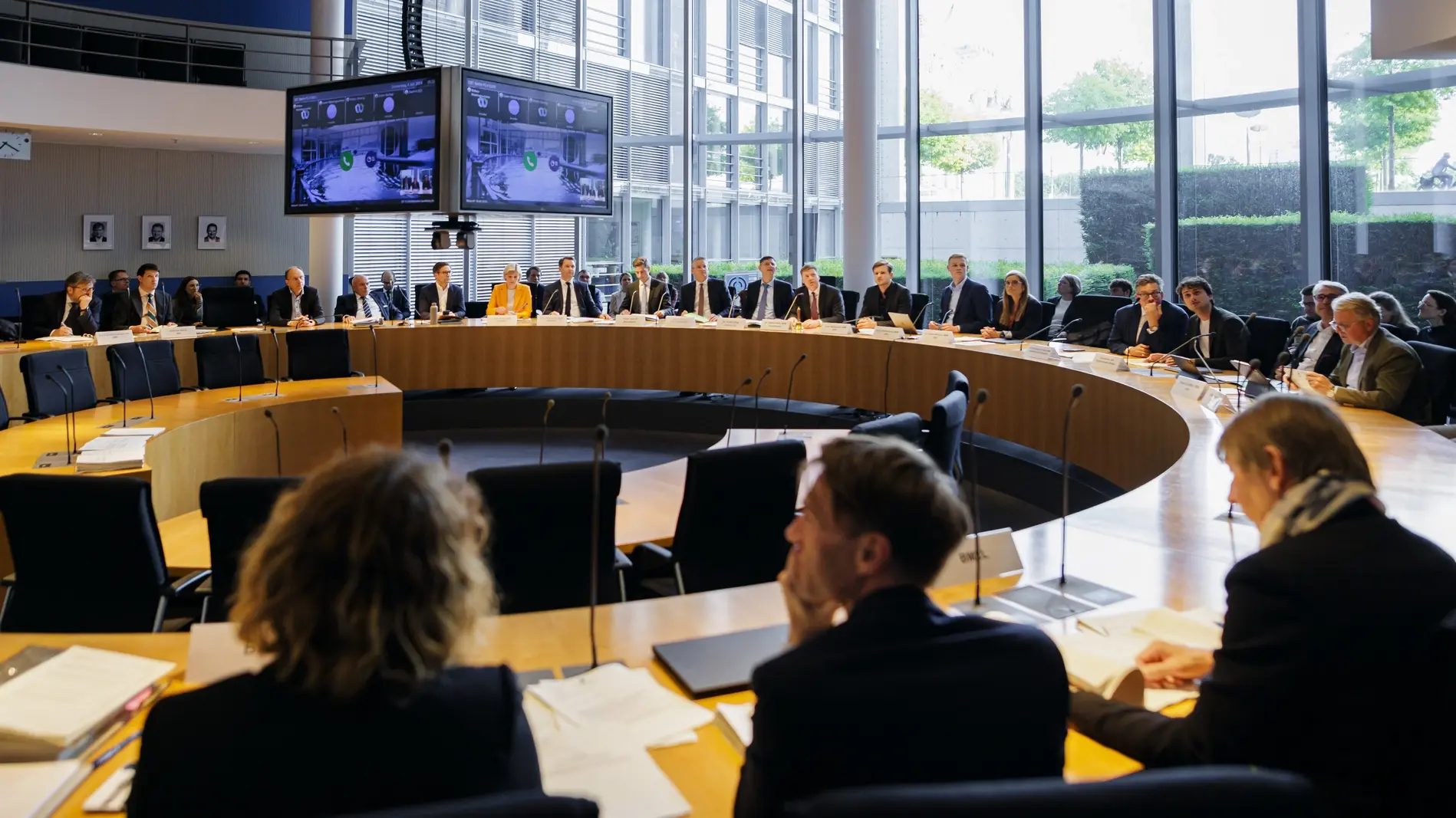 Blick in den Ausschussaal während Konstituierung des 2. Untersuchungsausschusses