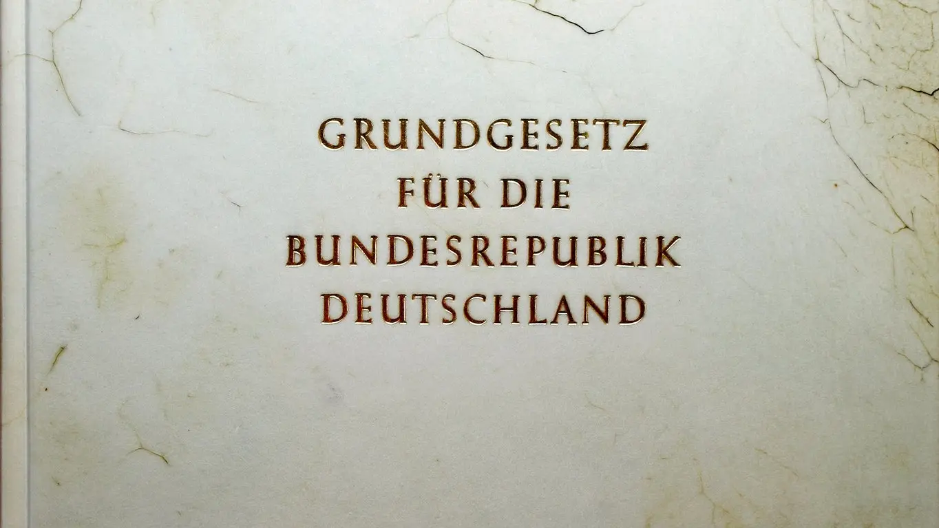 Faksimile des Original-Grundgesetzes von 1949