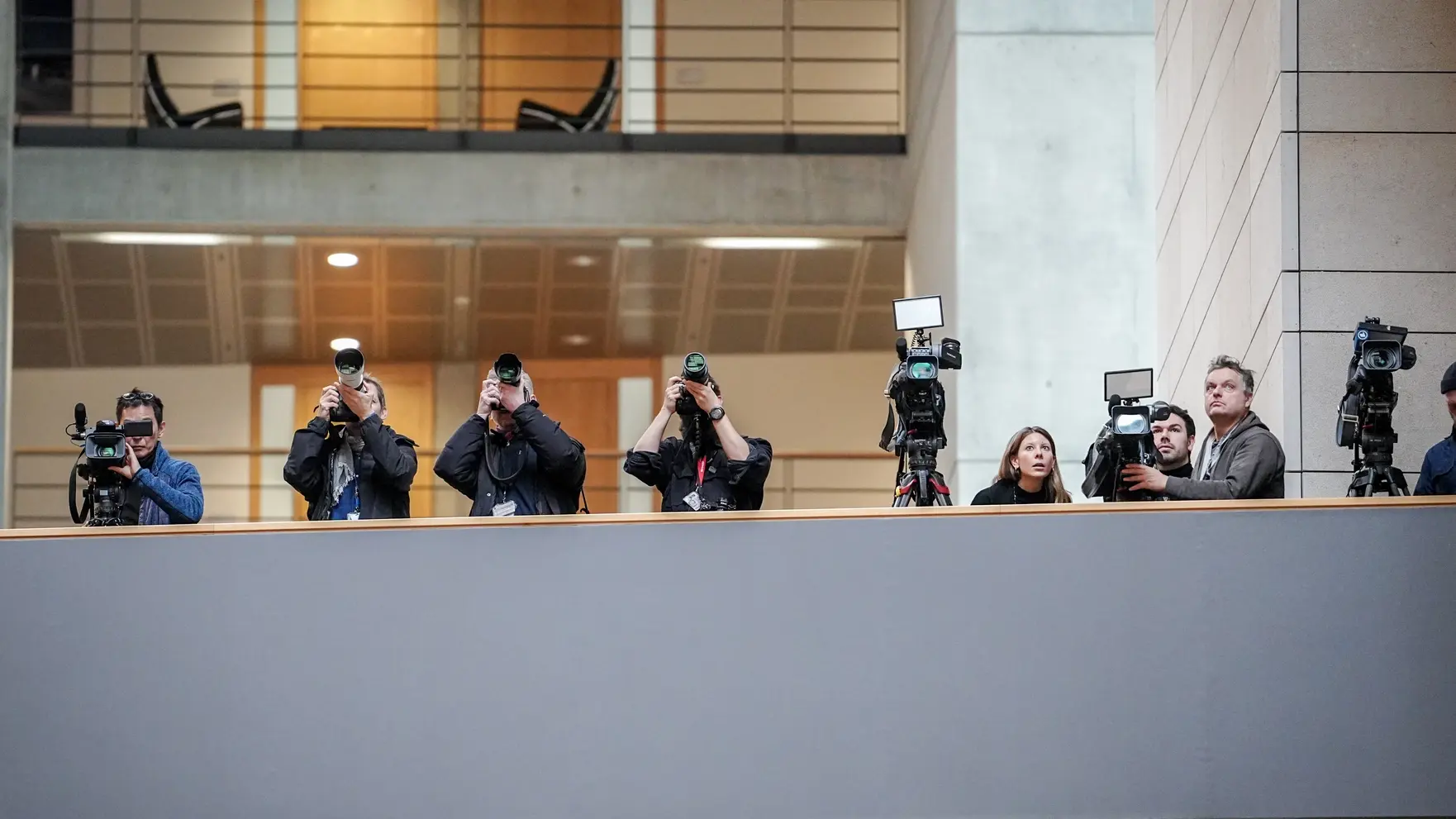 Fotografen im Jakob-Kaiser-Haus