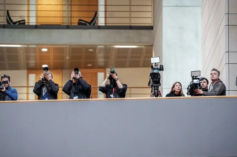 Fotografen im Jakob-Kaiser-Haus