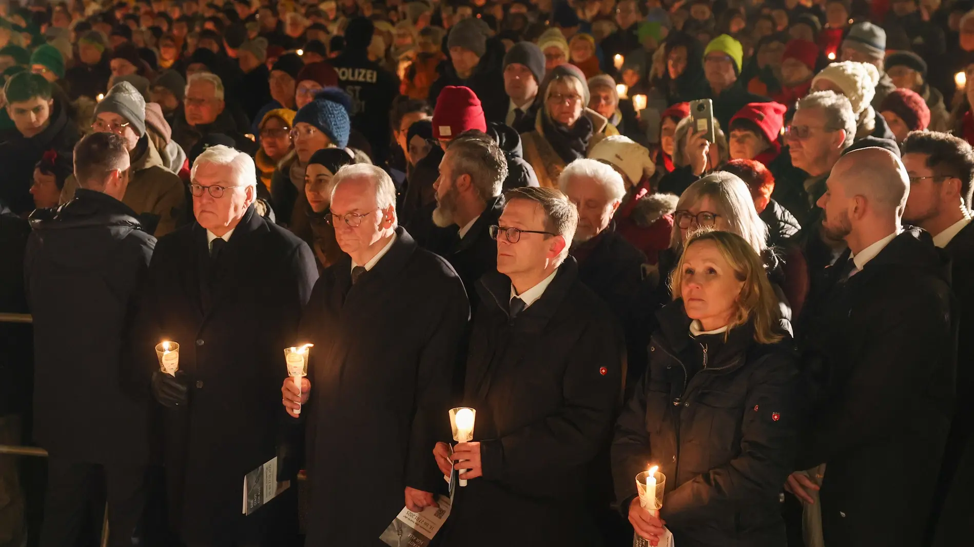 Bundespräsident Steinmeier gedenkt in Magdeburg der Opfer des Anschlags.