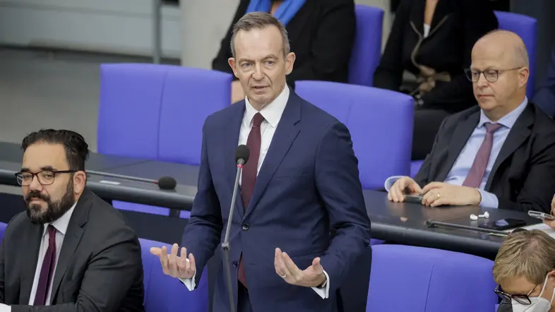 Volker Wissing (FDP) im Plenarsaal des Deutschen Bundestages