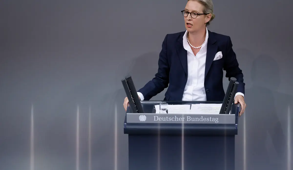 Alice Weidel am Rednerpult