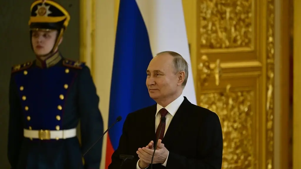 Putin im Kreml in Moskau