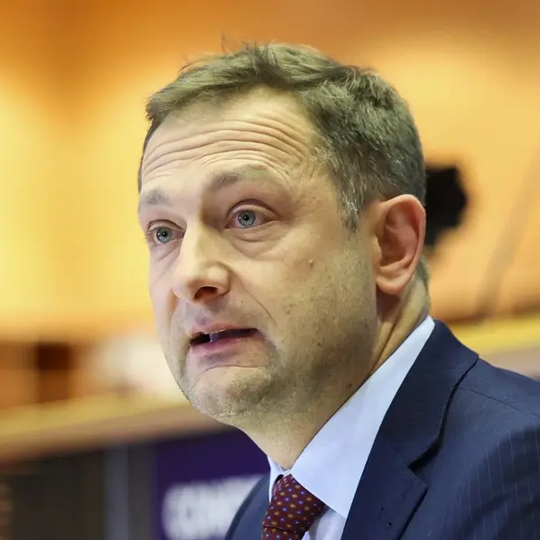 Christophe Hansen bei der Anhörung der Kommissars-Kandidaten im EU-Parlament