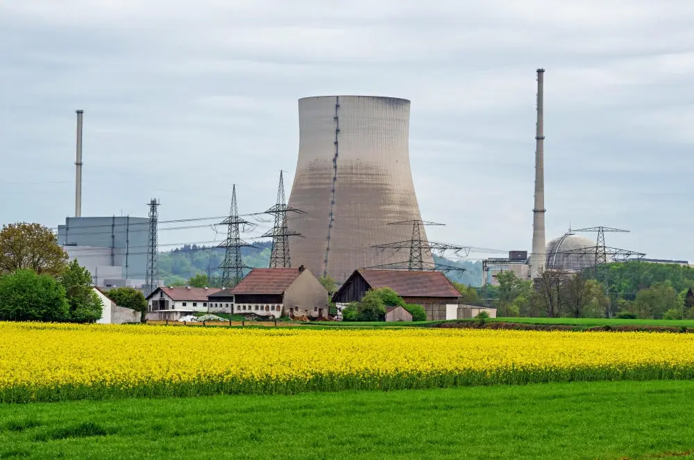 Das stillgelegte Kernkraftwerk Isar 1