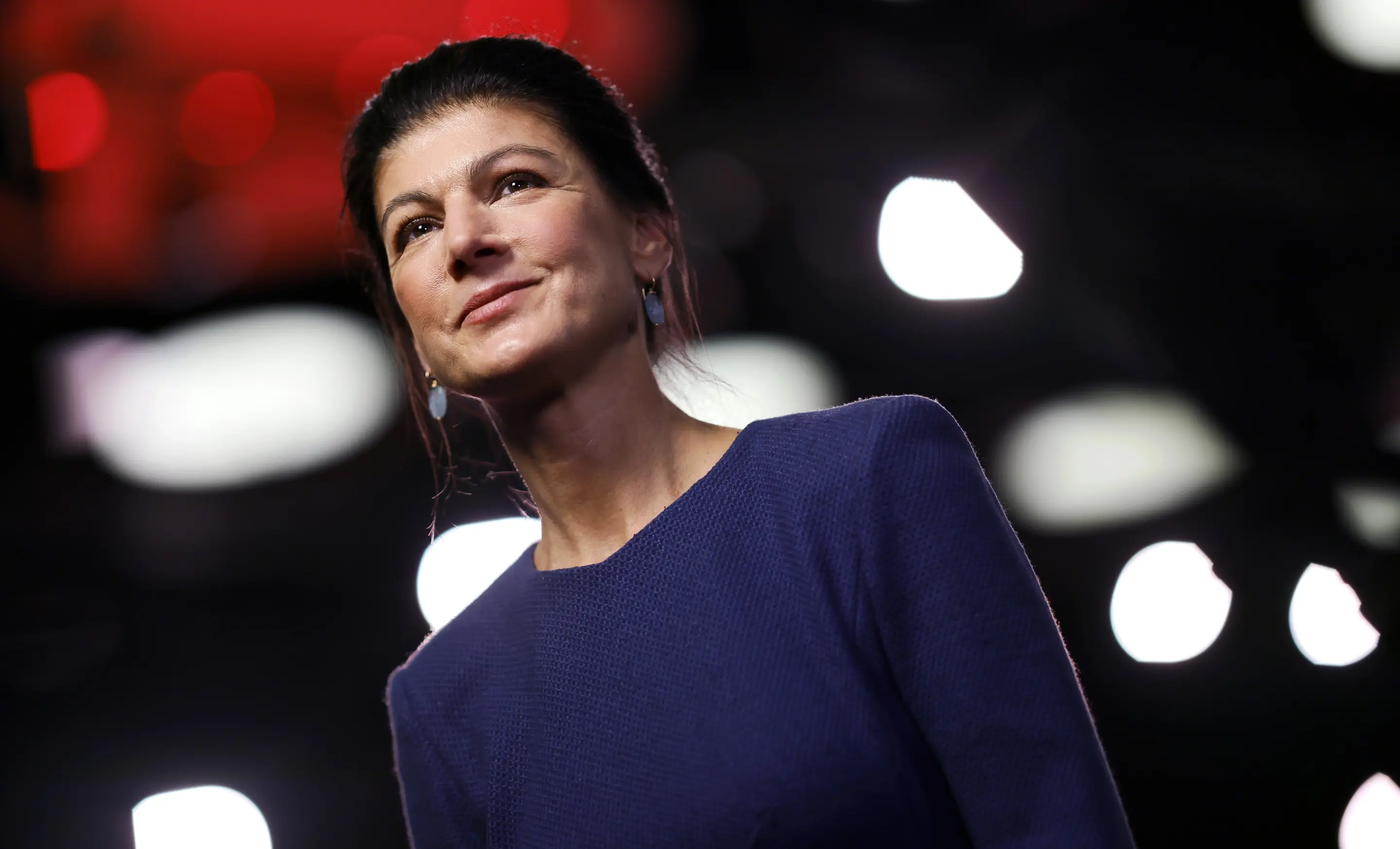 Sahra Wagenknecht in der Nahaufnahme