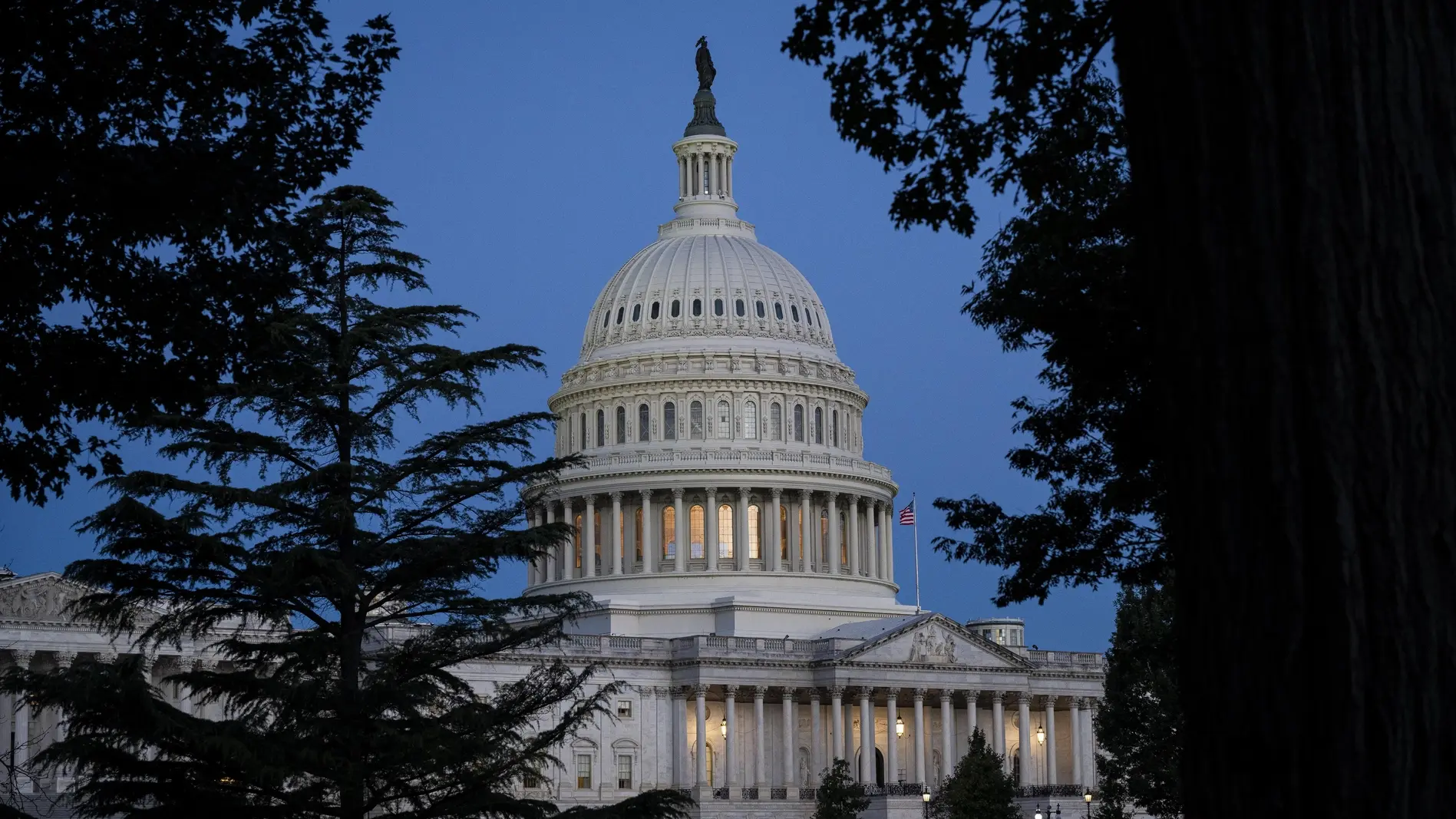 Blick auf das Kapitol in Washington, D.C.