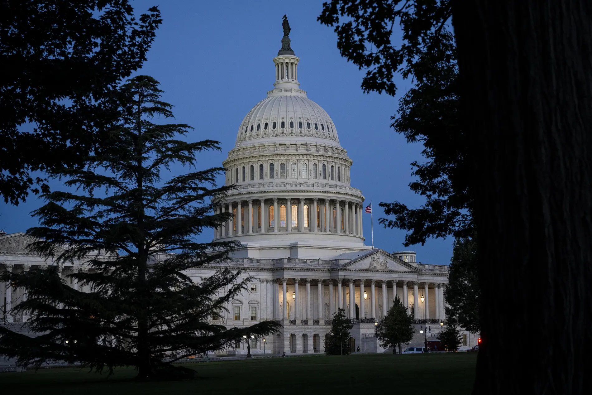 Blick auf das Kapitol in Washington, D.C.