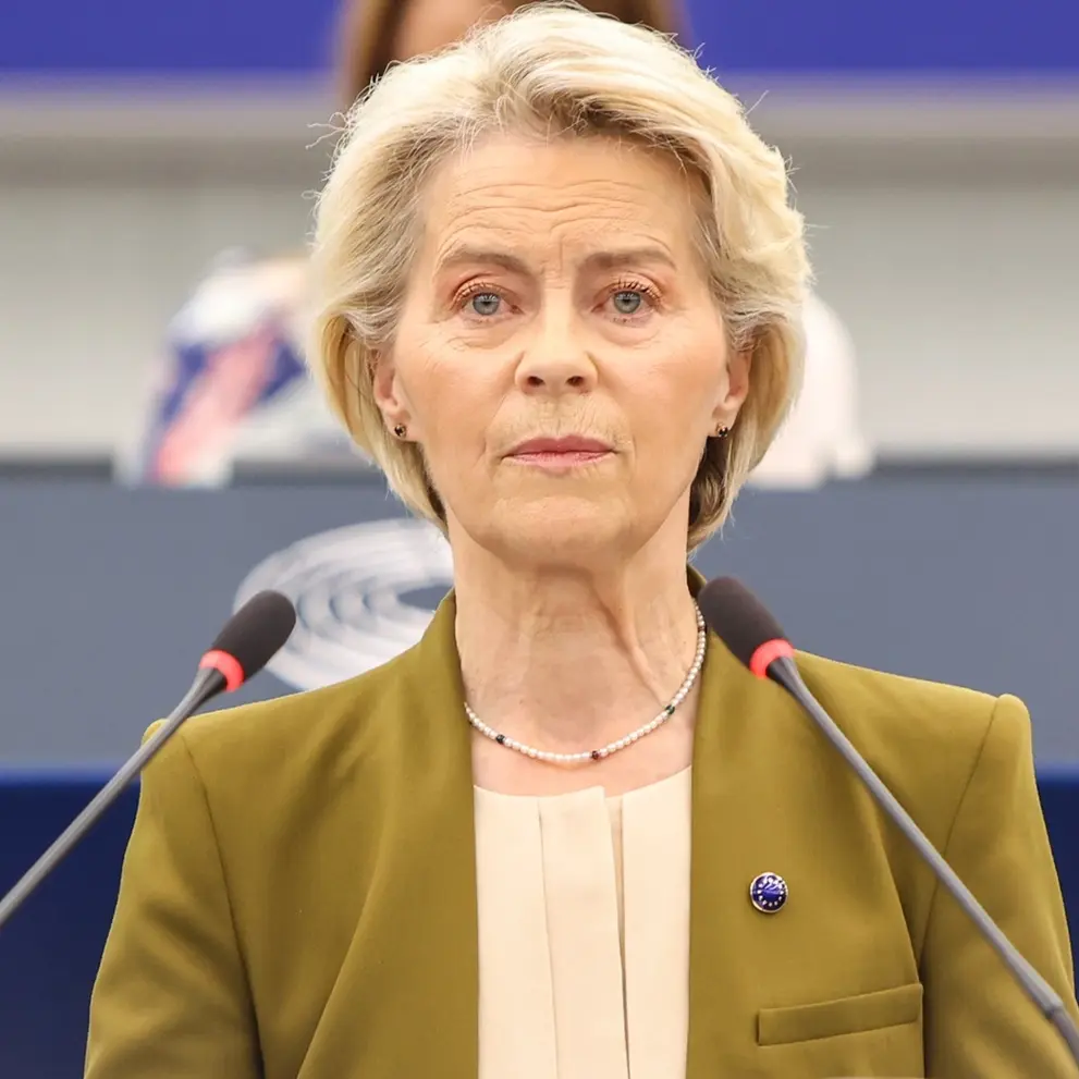 Ursula von der Leyen Ursula von der Leyen im Plenum des Europäischen Parlaments
